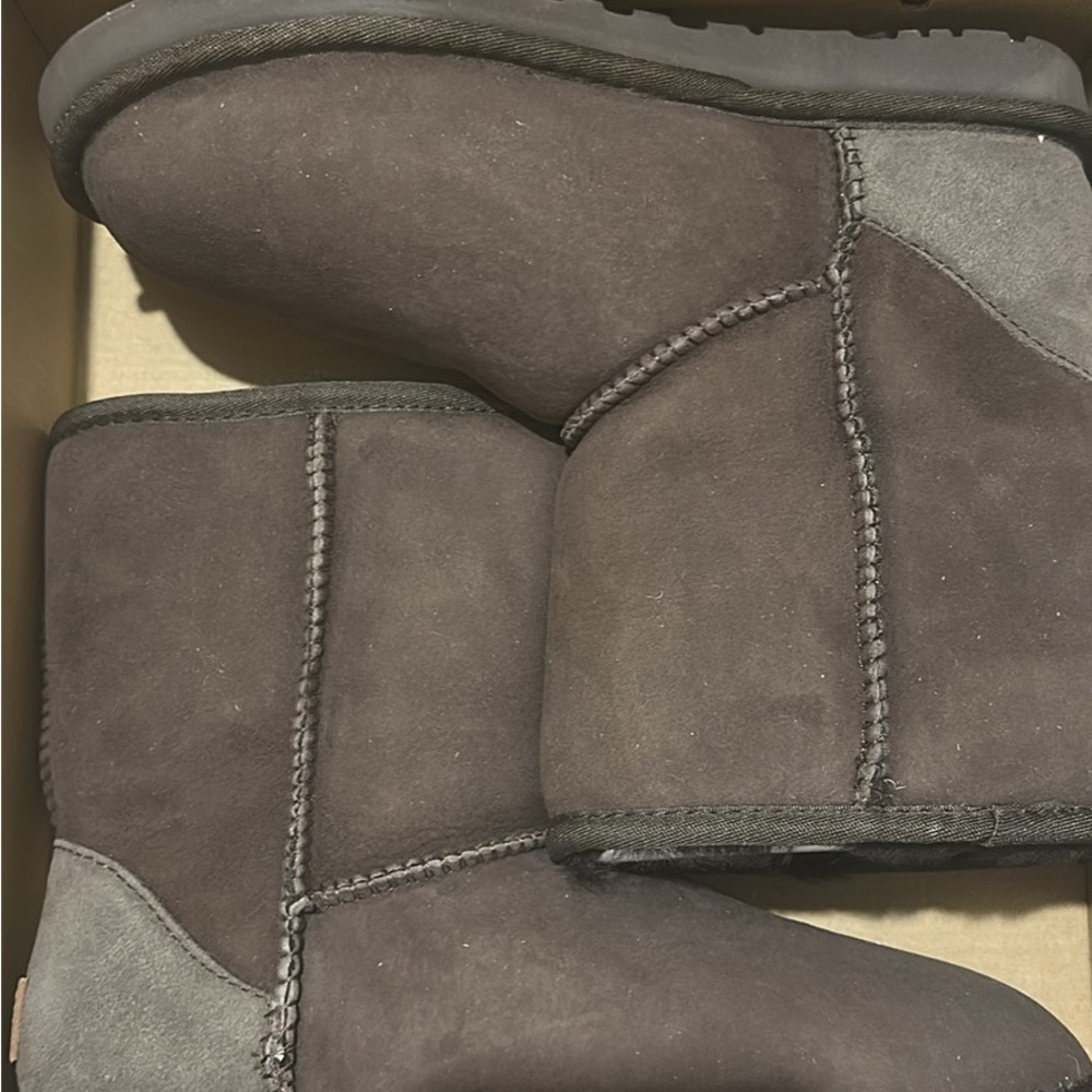 UGG Women's classic short II- Dark Brown and Gray